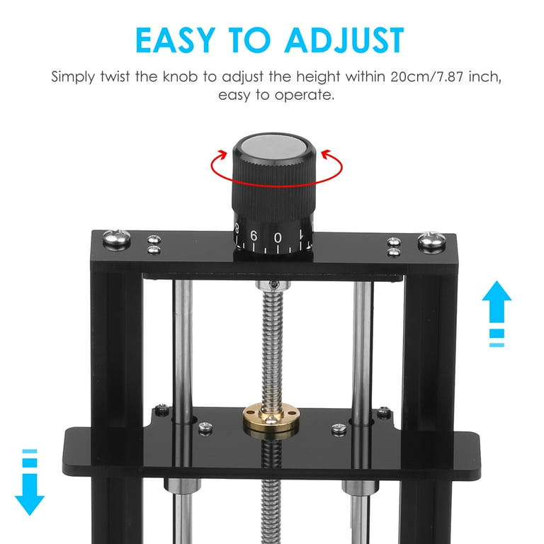 K/D Topuality Lifting Platform Stand Lab Lifter Vertical Lifting with Adjustable Height Within 8 inch for Engraving Machine Experiments DIY Handwork Carving K/D Topuality Lifting Platform Stand Lab Lifter Vertical Lifting with Adjustable Height Within 8 inch for Engraving Machine Experiments DIY Handwork Carving